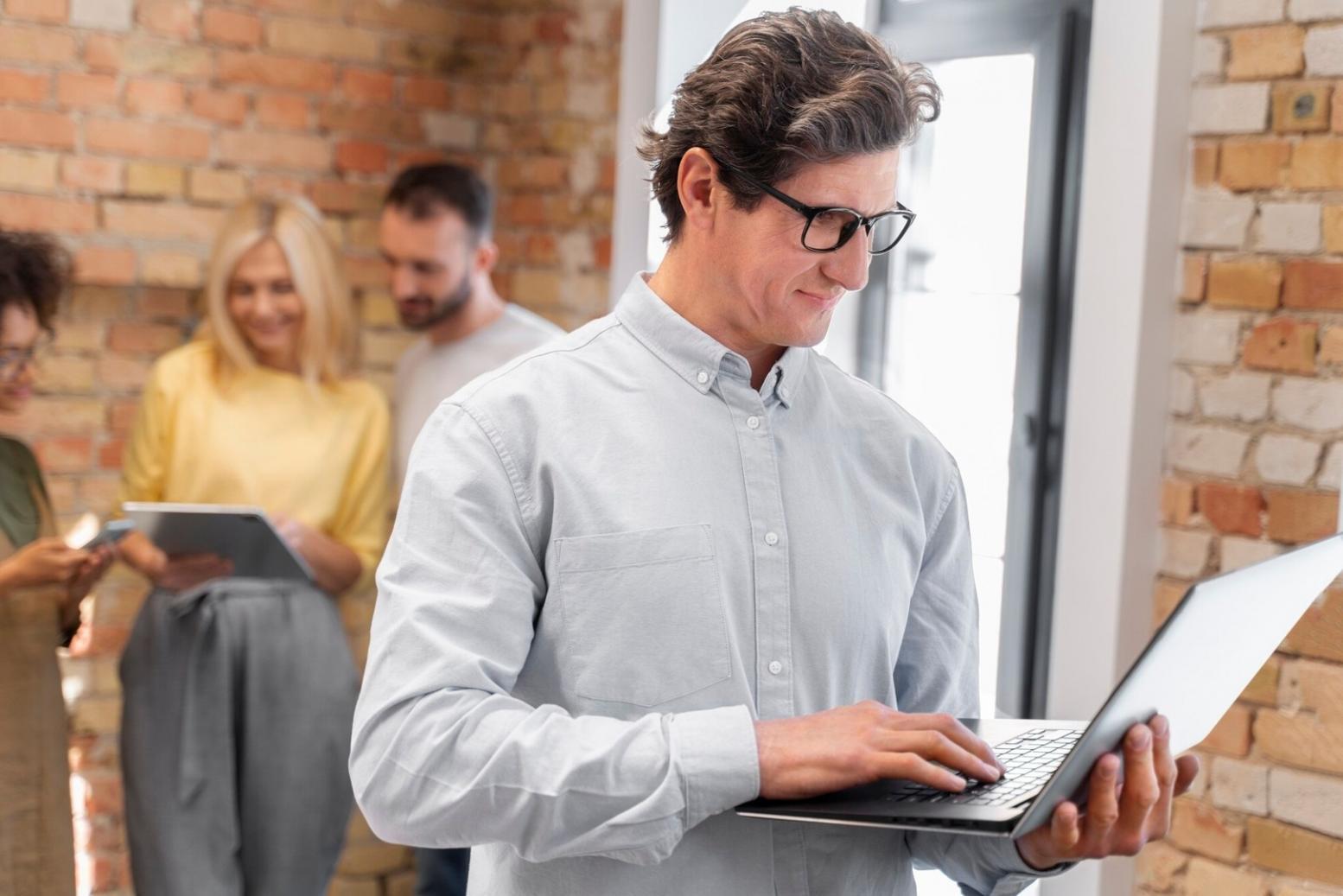 plarionetrix team reviewing client financial reports